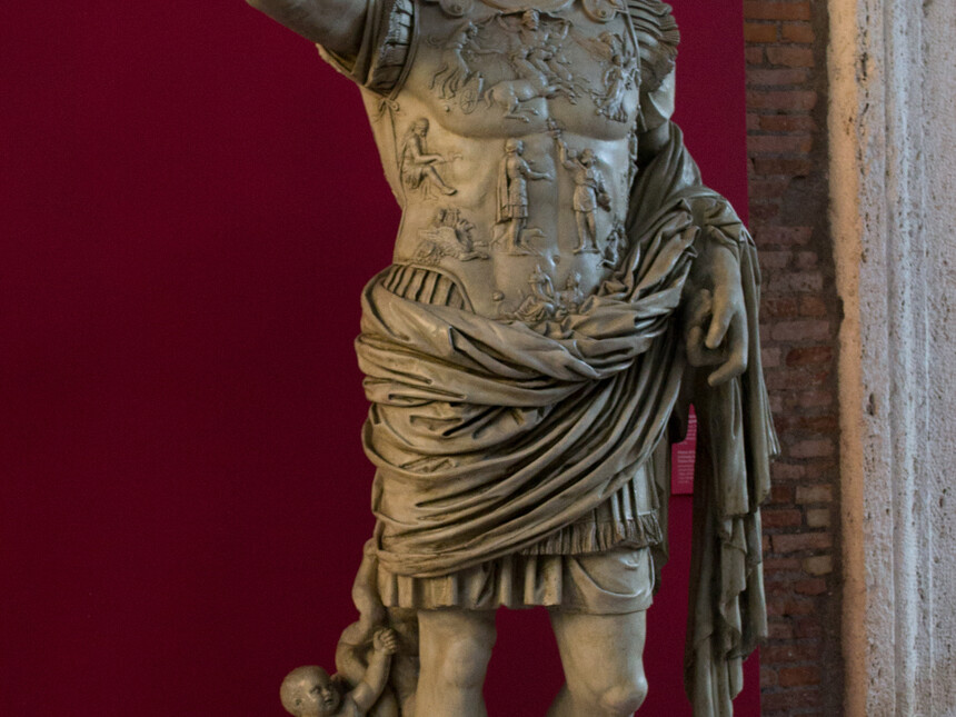Statua di Augusto Museo dei Fori Imperiali