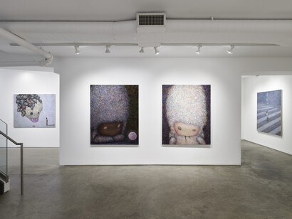 Kaz Watabe, Stray, exhibition view. Courtesy of Seizan Gallery