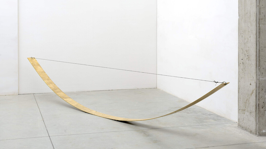 Paolo Icaro, Linea tesa, 2018. Cortesia dell’artista e della Galleria Massimo Minini