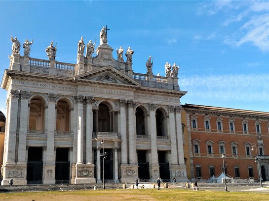 Roma, Basilica di San Giovanni in Laterano, Facciata principale, ph. Anastasia Maria Luciani