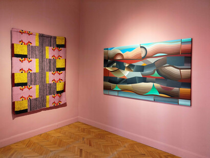 Damero, vista de exhibición. Cortesía de la Galería Nora Fisch