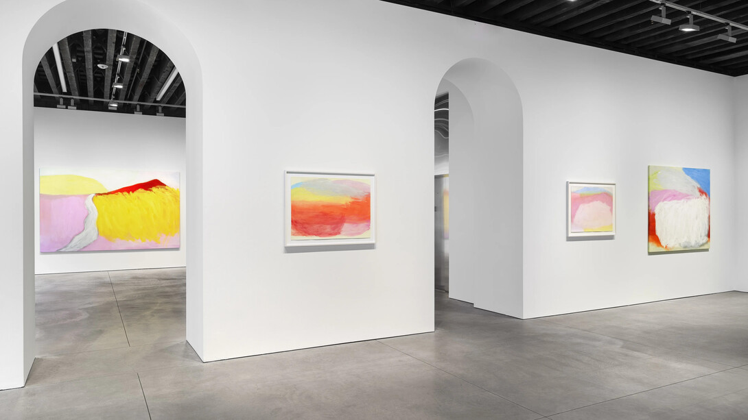 Jongsuk Yoon, Azalea spring, exhibition view. Courtesy of Marian Goodman Gallery 