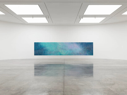 Howardena Pindell, Off the grid, exhibition view. Courtesy of White Cube