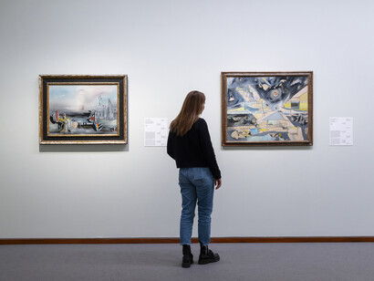 Max Ernst to Dorothea Tanning: Networks of surrealism, exhibition view. Courtesy of Alte Nationalgalerie