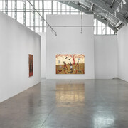 Antonio Obá, Nascimento, vista da exposição. Cortesia de Mendes Wood DM