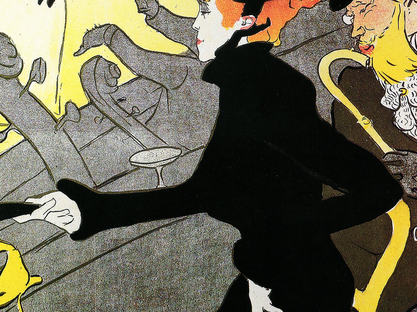 Henri de Toulouse-Lautrec, Divan Japonais, Affiche, litografia a