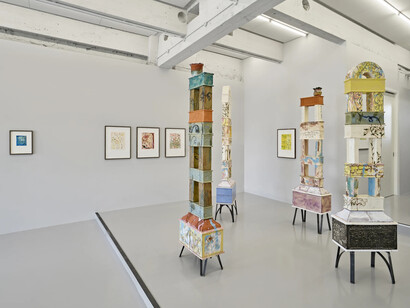 Mikkel Ørsted, Signs and echoes, exhibition view. Courtesy of V1 Gallery