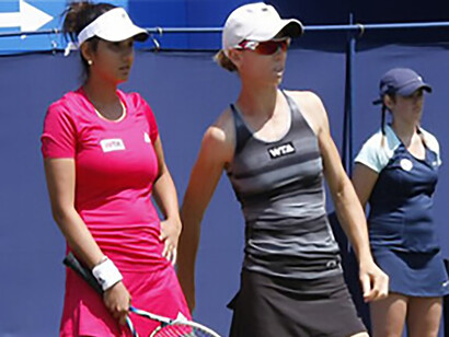 Sania Mirza and Cara Black