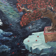 Charles Hascoët, Ours polaire et érable (detail), 2026. Courtesy of Magda Danysz Gallery