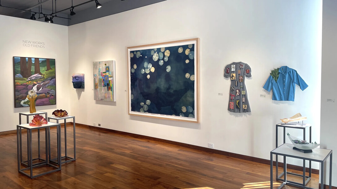 Various artists, ew works | Old friends, exhibition view. Courtesy of Momentum Gallery