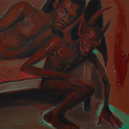 Kudzanai-Violet Hwami, Musango 3 (Trauma pond), 2025. Courtesy of Victoria Miro Gallery
