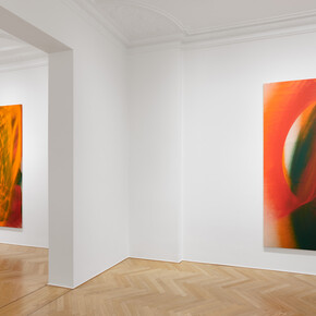 Katharina Grosse, High noon lumen, ausstellungsansicht. Mit freundlicher genehmigung der Galerie Max Hetzler