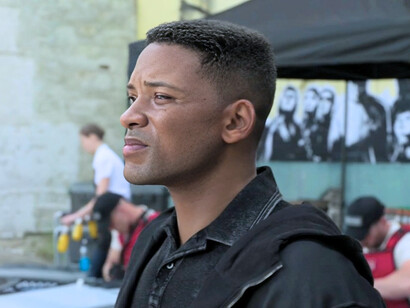 A scene from Gemini Man, which shows the de-ageing technology on Will Smith  