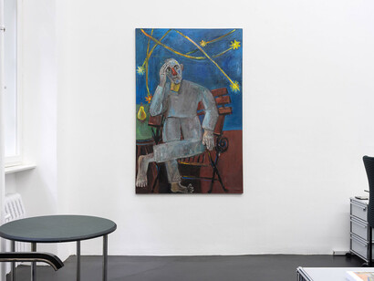 Ralf Kerbach, Landschaften. Kindheitswege, ausstellungsansicht. Mit freundlicher genehmigung der Galerie Poll