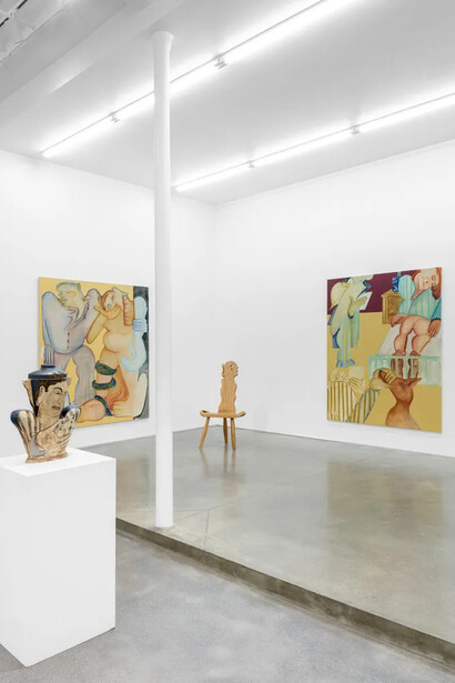 Anastasia Bay, Night mother, exhibition view. Courtesy of Galerie Derouillon