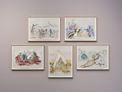 Kara Elizabeth Walker, Dispatches from A— and the Museum of half-remembered histories, exhibition view. Courtesy of Sprüth Magers