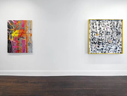 Ethan Greenbaum and Sun You, Fun, exhibition view. Courtesy of Geary Gallery