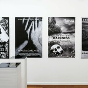 Fiona Banner, Au Cœur des Ténèbres, Exhibition view. Courtesy of mfc - michèle didier