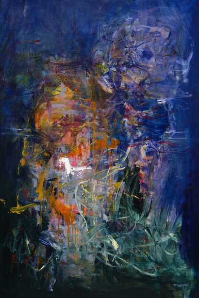 Tianyue Zhong, Passengers VII (detail), 2025. Courtesy of Marianne Boesky Gallery 