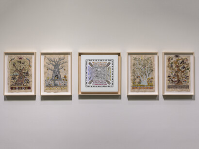 We live in painting. The nature of color in mesoamerican art, exhibition view. Courtesy of Los Angeles County Museum of Art (LACMA)