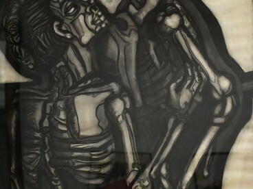 Opera di Delia del Carril in una foto di Prensa MAC, Museo de Arte Contemporánea - Santiago del Cile