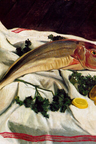 Felix Vallotton, Un Grondin sur une serviette, 1914