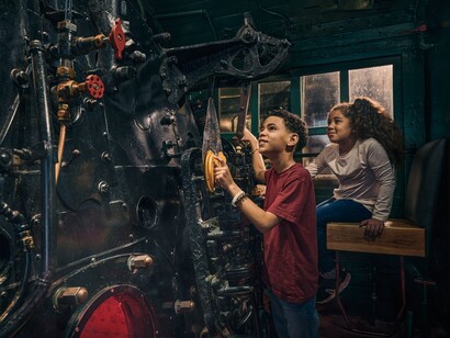 La vapeur, un monde en mouvement, vue d’exposition. Avec l’aimable autorisation d’Ingenium. Musée des sciences et de la technologie du Canada