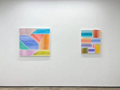 Erick Johnson, Continuum, exhibition view. Courtesy of Kathryn Markel Fine Arts