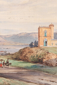 Giacinto Gigante, Lago d'Averno presso Napoli, 1826