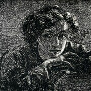 Luigi Russolo, Fanciulla, 1906, acquaforte e acquatinta, 94 x 139, Portogruaro Biblioteca Civica N.Bettoni