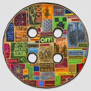 Leda Catunda, Botão I, 2014, Acrylic on fabric, ø 214 cm. Photo: Eduardo Ortega, Courtesy of Galeria Fortes Vilaça