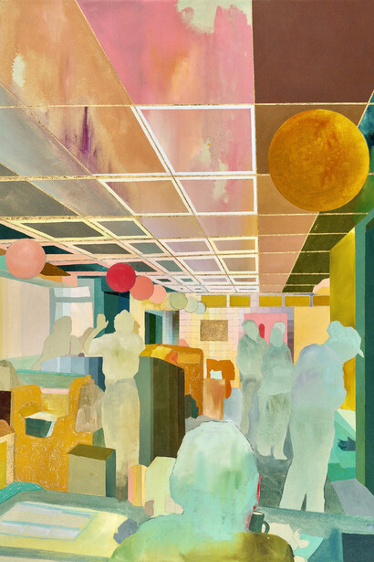Kate Hooray Osmond, Waffle house (detail), 2025. Courtesy of Spalding Nix Fine Art