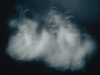 Diana Markosian, Dancers in blue III (detail), 2024. Courtesy of Rosegallery