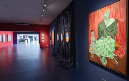 Awanle Ayiboro Hawa Ali, Fine feathers don‘t make fine birds, ausstellungsansicht. Mit freundlicher genehmigung von OK Linz