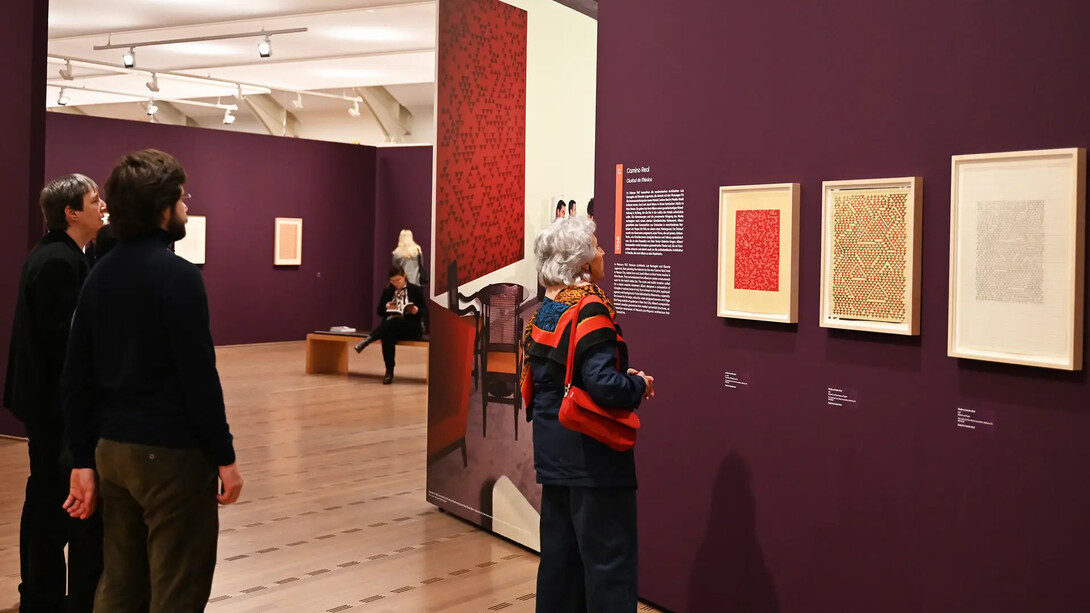 Anni Albers, Constructing textiles, vue de l'exposition. Avec l'aimable autorisation du Zentrum Paul Klee