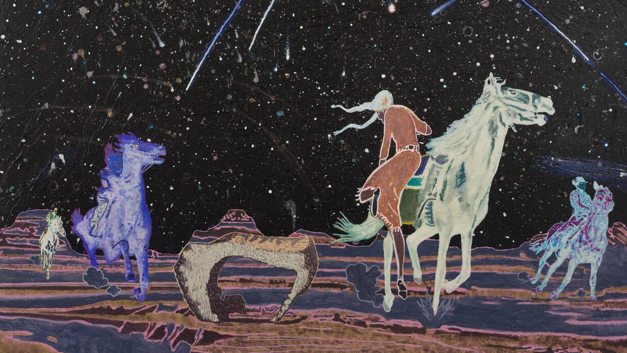 Aaron Morse, The leonids (detail), 2025. Courtesy of Philip Martin Gallery 