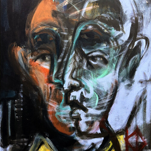 Kristian David, El señor calvo, 2023. Cortesía de Kristian David