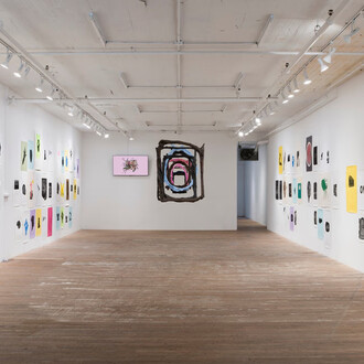 John Russell, Earley, exhibition view. Courtesy of Hoffman Donahue Gallery