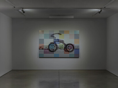 Kota Ezawa and Julian Brave NoiseCat, Alcatraz is an idea, exhibition view. Courtesy of Ryan Lee Gallery