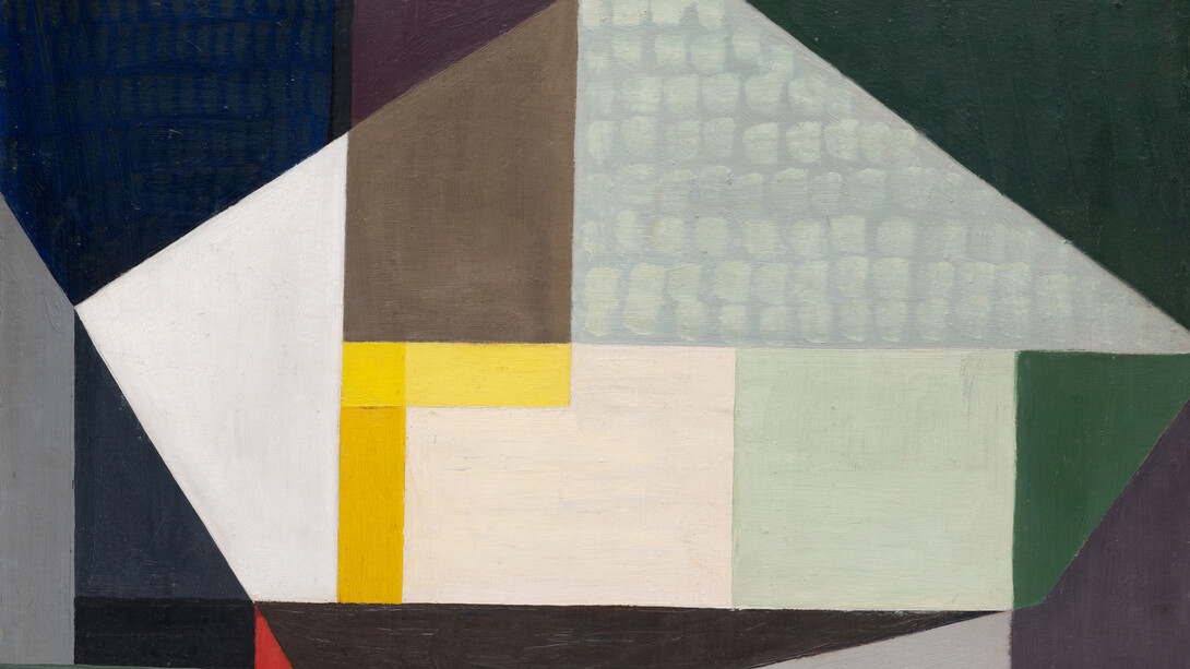 Kurt Schwitters, Picture Lyonel / Like a landscape by Feininger (detail), 1933. Courtesy of Zentrum Paul Klee