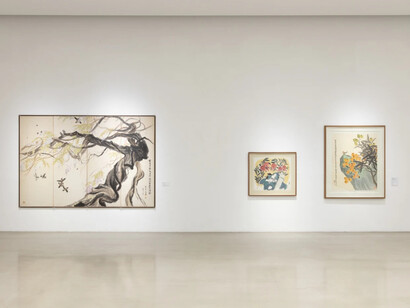 Unbo Kim Ki Chang, exhibition view. Courtesy of Arario Gallery 