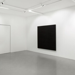 Jean Degottex et Sidival Fila, A minima, vue de l'exposition. Avec l'aimable autorisation de la Galerie Kamel Mennour