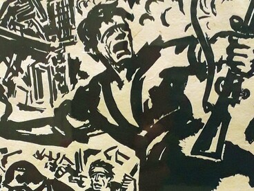 Graphics from the Spanish Civil War, Đorđe Andrejević Kun, 1938