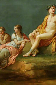 Antonio Zucchi Apollo and the Muses (1767)