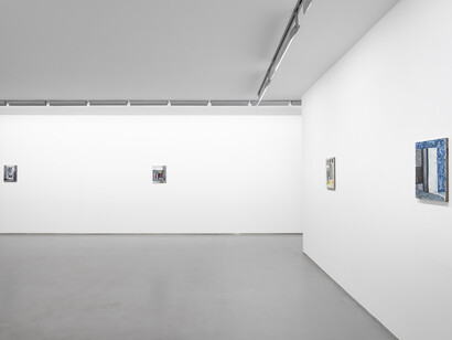 René Luckhardt, Nachtzug nach florenz, exhibition view. Courtesy of Galerie Bernd Kugler