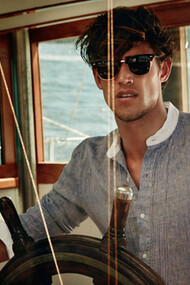 Jordan Stenmark en una campaña para la firma de moda COS