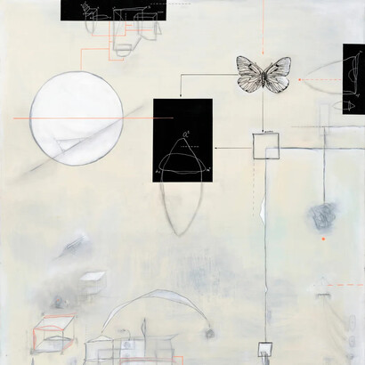 Noon Spiegel, An infinite cascade (detail), 2022. Courtesy of Oliver Cole Gallery