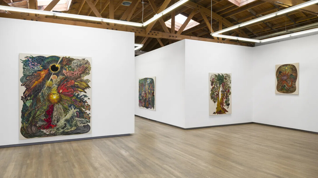 Ken Gun Min, Strange days of a quiet sun, exhibition view. Courtesy of Nazarian / Curcio