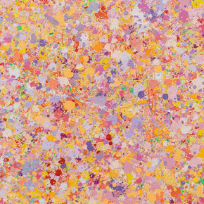 Mouteea Murad, Trial no. 166 - I am not Jackson Pollock VII (detail), 2024. Courtesy of Ayyam Gallery