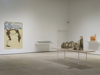 Sandra Vásquez de la Horra, The awake volcanoes, exhibition view. Courtesy of ICA LA